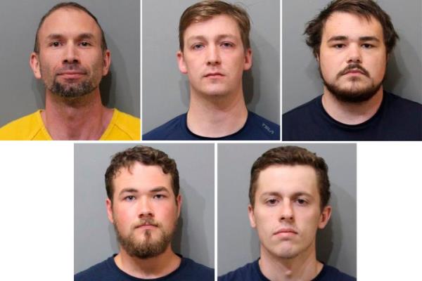 James Michael Johnson, Forrest Rankin, Robert Whitted, Devin Center and Derek Smith were found guilty by a northern Idaho jury on Thursday of misdemeanor charges of co<em></em>nspiracy to riot at a Pride event.