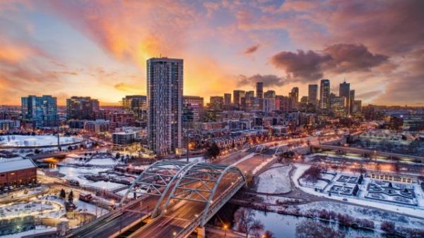 The skyline of Denver, Colorado