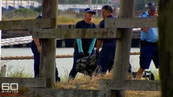 Police intercept a cocaine haul in Newcastle in 2022. Channel 9 and 60 Minutes