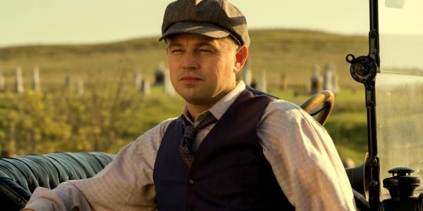 Leo<em></em>nardo DiCaprio Leaning Against His Car in Killers of the Flower Moon